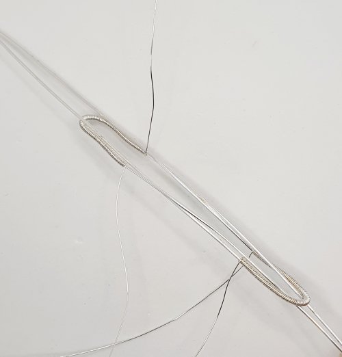 Natalie Patten's Interlocking Coil Bangle - , Contemporary Wire Jewelry, Coiling, Coiling Wire, Wire Coiling, interlocking coiled bangle