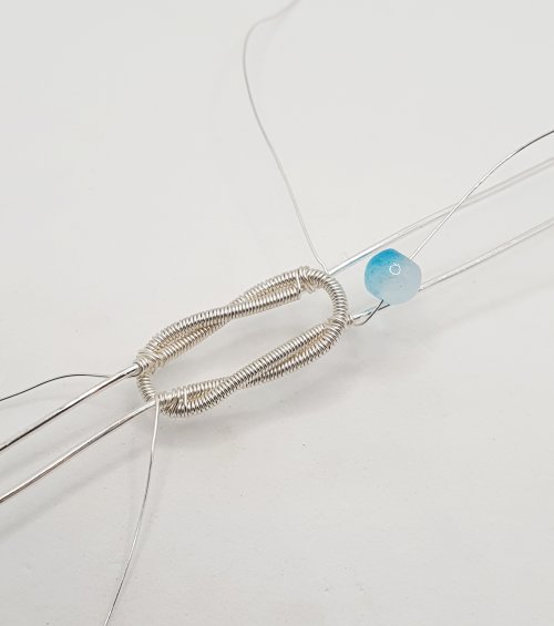 Natalie Patten's Interlocking Coil Bangle - , Contemporary Wire Jewelry, Coiling, Coiling Wire, Wire Coiling, interlocking coiled bangle