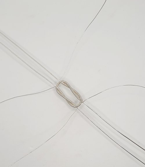 Natalie Patten's Interlocking Coil Bangle - , Contemporary Wire Jewelry, Coiling, Coiling Wire, Wire Coiling, interlocking coiled bangle