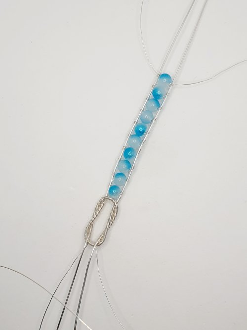Natalie Patten's Interlocking Coil Bangle - , Contemporary Wire Jewelry, Coiling, Coiling Wire, Wire Coiling, interlocking coiled bangle