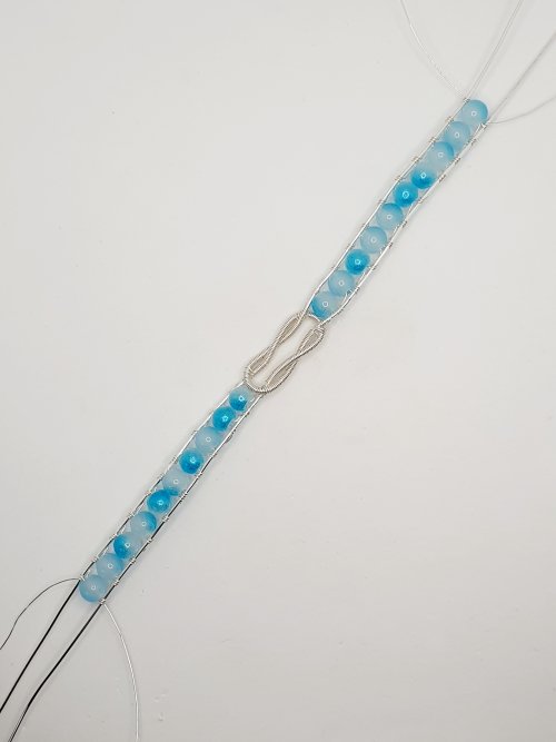 Natalie Patten's Interlocking Coil Bangle - , Contemporary Wire Jewelry, Coiling, Coiling Wire, Wire Coiling, interlocking coiled bangle