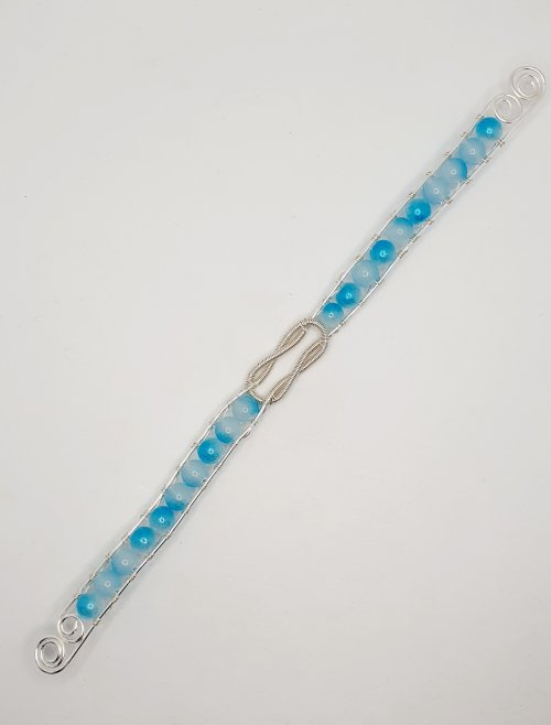 Natalie Patten's Interlocking Coil Bangle - , Contemporary Wire Jewelry, Coiling, Coiling Wire, Wire Coiling, interlocking coiled bangle