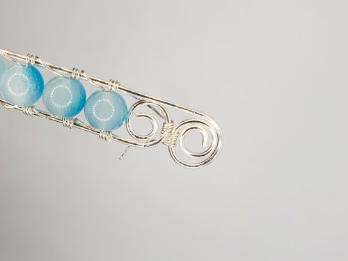 Natalie Patten's Interlocking Coil Bangle - , Contemporary Wire Jewelry, Coiling, Coiling Wire, Wire Coiling, interlocking coiled bangle