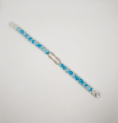 Natalie Patten's Interlocking Coil Bangle - , Contemporary Wire Jewelry, Coiling, Coiling Wire, Wire Coiling, interlocking coiled bangle
