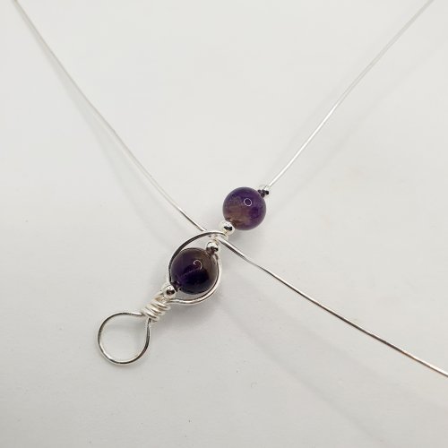 Natalie Patten's Gemstone and Spacer Bead Bangle - , Contemporary Wire Jewelry, Wire Wrapping, Wrapping, Wire Wrapping Jewelry, Beads, , add another set of beads