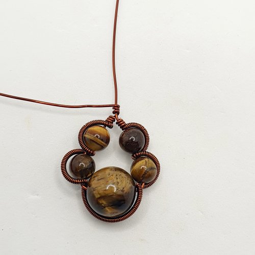 Natalie Patten's Pawprint Pendant and Earrings - , Contemporary Wire Jewelry, Coiling, Coiling Wire, Wire Coiling, Wire Wrapping, Wrapping, Wire Wrapping Jewelry, shape the wire