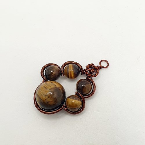Natalie Patten's Pawprint Pendant and Earrings - , Contemporary Wire Jewelry, Coiling, Coiling Wire, Wire Coiling, Wire Wrapping, Wrapping, Wire Wrapping Jewelry, make a wire wrapped loop