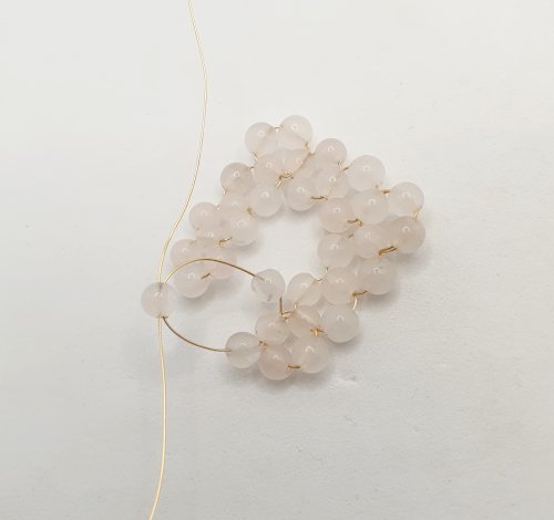 Natalie Patten's Right Angle Weave Wire Earrings - , Contemporary Wire Jewelry, Weaving, Wire Weaving, Weaving Wire, start weaving the final side