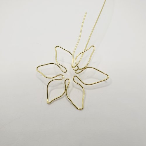 Natalie Patten's Wire Flower Component - , Contemporary Wire Jewelry, Wire Wrapping, Wrapping, Wire Wrapping Jewelry, form the wire flower