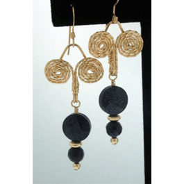 Egyptian Coil Earrings