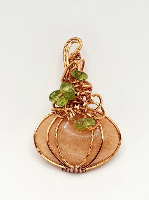 Classic Wrap Pumpkin Pendant