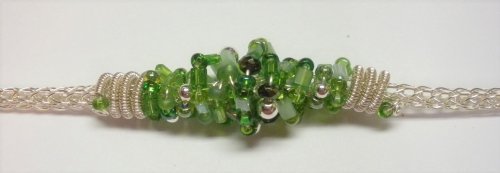 Coiled, Beaded Slide