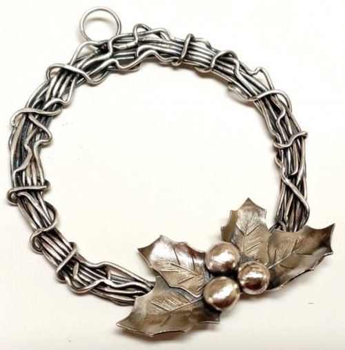 Happy Holly Days Wreath Ornament