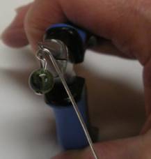 Judy Larson's Wire Wrapped Loops - , Findings & Components, Toggles & Clasps, Earwire & Headpin, Coiling, Coiling Wire, Wire Coiling, Findings, Clasps, Components, Loops, Wire Loop, Wrapped Wire Loop, Wire Wrapping, Wrapping, Wire Wrapping Jewelry, forming a loop with round nose pliers
