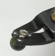 Judy Larson's Wire Wrapped Loops - , Findings & Components, Toggles & Clasps, Earwire & Headpin, Coiling, Coiling Wire, Wire Coiling, Findings, Clasps, Components, Loops, Wire Loop, Wrapped Wire Loop, Wire Wrapping, Wrapping, Wire Wrapping Jewelry, Using bead crimping pliers to tighten wrap
