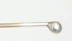 Judy Larson's How to Make Balled Head Pins - , Findings & Components, Toggles & Clasps, Earwire & Headpin, Butane Torch, Soldering, Solder, Tools, , Dropping silver wire ball