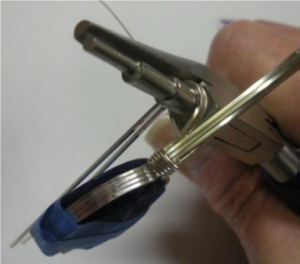 Judy Larson's Two Tips for Making Pendant Bails with Craft Wire - , Classic Wire Jewelry, Wire Wrapping, Wrapping, Wire Wrapping Jewelry, Design, Using 3-step pliers on bail