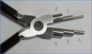 Judy Larson's Using 6 Step Barrel Pliers  - , Tools For Wire Jewelry, Coiling, Coiling Wire, Wire Coiling, Jump Rings, Jump Ring, Making Jump Rings, Loops, Wire Loop, Wrapped Wire Loop, Spirals, Wire Spiral, Spiral Wire Wrap, Design, Tools, 6 step barrel pliers