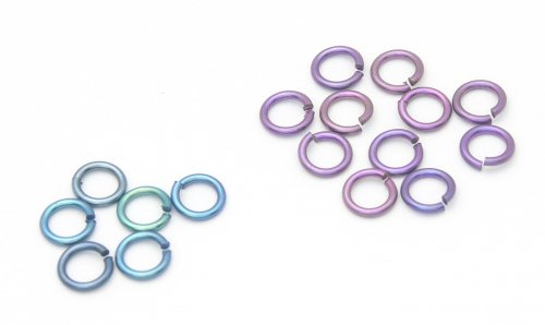 Kylie Jones's Using Niobium Rings in Chain Maille - Color Spectrum, Chain Maille Jewelry, Making Chain, Chain Making , niobium tips