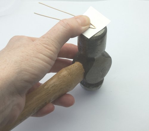 Kylie Jones's Tool Tip - Quick Makeshift Bench Block - , Tools For Wire Jewelry, Tools, makeshift bench block
