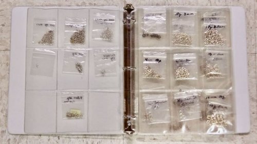 Judy Larson's Storing Jump Rings - , Store Wire Jewelry, , storing jumprings