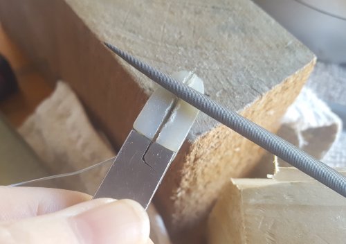 Kylie Jones's Filing a Straight Edge on Wire - , General Education, Filing, Finishing, filing a straight edge on wire