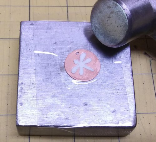 Judy Larson's Think Outside the Box - Alternative Metal Texturing - , Metalwork, Texturing, alternative metal texturing