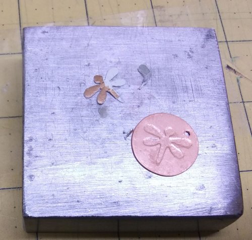 Judy Larson's Think Outside the Box - Alternative Metal Texturing - , Metalwork, Texturing, alternative metal texturing