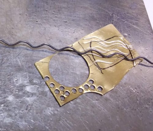 Judy Larson's Think Outside the Box - Alternative Metal Texturing - , Metalwork, Texturing, alternative metal texturing
