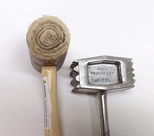 Judy Larson's Another Way to Condition a Rawhide Mallet - , Tools For Wire Jewelry, Tools, condition a rawhide mallet
