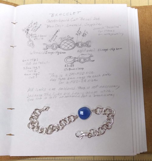 Judy Larson's Keeping Your Bracelet Focals in Place - , Wire Jewelry Design, Design, bracelet tip