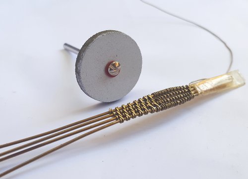 Kylie Jones's Using Silicone Polishing Wheels to Texture Wire Designs - , Tools For Wire Jewelry, Filing, Finishing, silicone wheels for texture