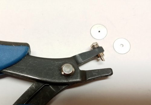 Judy Larson's Bead Cap Primer - Punch the holes:, Wire Jewelry Design, Dapping, Dapping Jewelry, Filing, Finishing, How To Punch Holes, Hole Punching, Punch A Hole, bead cap primer
