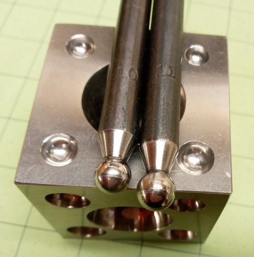Judy Larson's Bead Cap Primer - Form the bead caps:, Wire Jewelry Design, Dapping, Dapping Jewelry, Filing, Finishing, How To Punch Holes, Hole Punching, Punch A Hole, bead cap primer