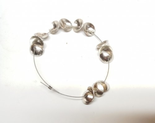 Judy Larson's Bead Cap Primer - Finishing:, Wire Jewelry Design, Dapping, Dapping Jewelry, Filing, Finishing, How To Punch Holes, Hole Punching, Punch A Hole, bead cap primer