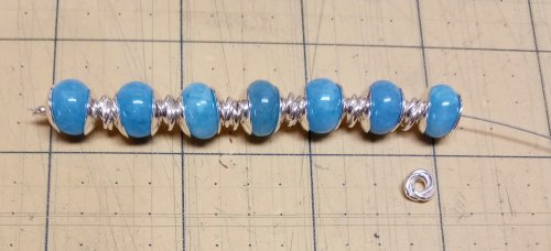 Judy Larson's Bead Cap Primer - What bead caps can do for my rondelle beads:, Wire Jewelry Design, Dapping, Dapping Jewelry, Filing, Finishing, How To Punch Holes, Hole Punching, Punch A Hole, bead cap primer