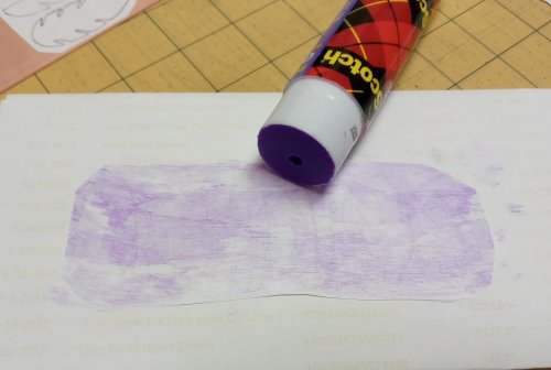 Judy Larson's Using Glue Sticks with Printed Templates - , General Education, , using glue sticks for templates
