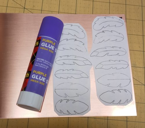 Judy Larson's Using Glue Sticks with Printed Templates - , General Education, , using glue sticks for templates