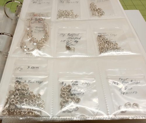 Judy Larson's Storing Handmade Elements - , Store Wire Jewelry, , storing small elements