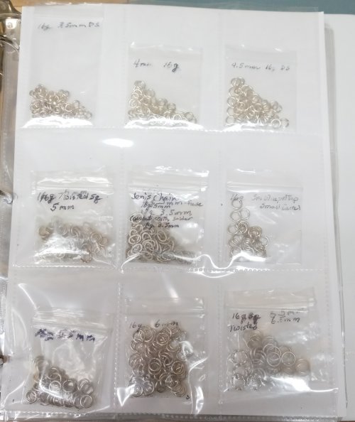 Judy Larson's Storing Handmade Elements - , Store Wire Jewelry, , storing small elements