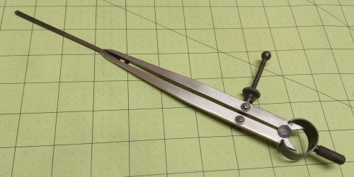 Judy Larson's Tool Tip - Divided Caliper Scribe - , Tools For Wire Jewelry, Tools, divided caliper scribe