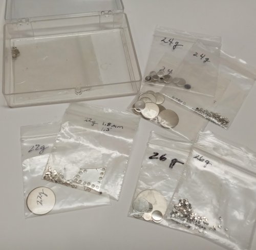 Judy Larson's Dots to the Rescue - , Wire Jewelry Design, Design, making silver dots