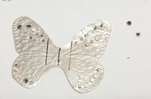 Judy Larson's Dots to the Rescue - , Wire Jewelry Design, Design, making silver dots