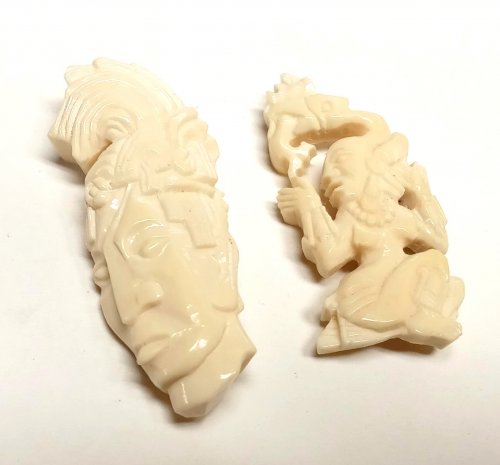 Judy Larson's Adding Depth to Carved Beads and Cabochons - , General Education, , carved bone
