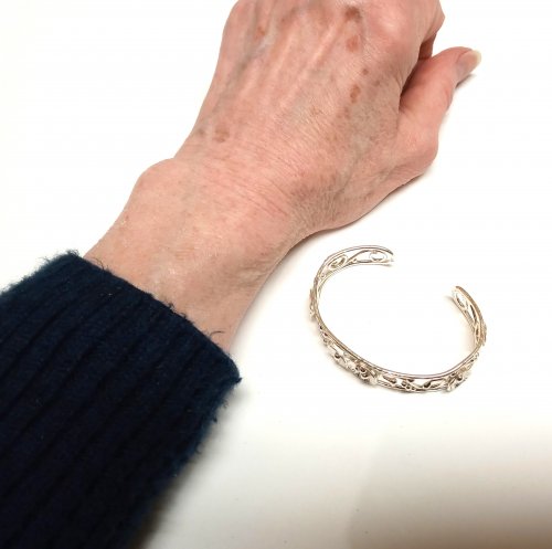Judy Larson's Putting On and Taking Off a Cuff Bracelet - , General Education, , cuff bracelet