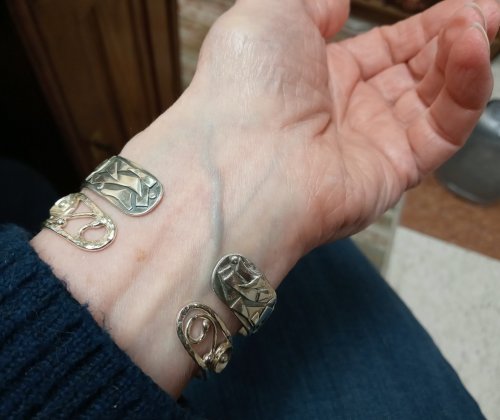 Judy Larson's Putting On and Taking Off a Cuff Bracelet - , General Education, , cuff bracelets