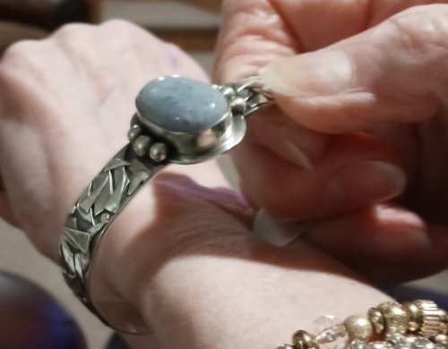 Judy Larson's Putting On and Taking Off a Cuff Bracelet - , General Education, , putting on a cuff bracelet