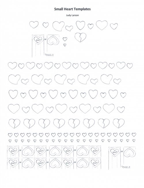 Judy Larson's Adding Hearts to Your Designs - , Wire Jewelry Design, Design, heart templates