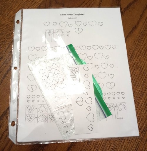 Judy Larson's Adding Hearts to Your Designs - , Wire Jewelry Design, Design, storing templates
