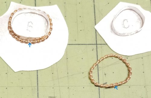 Judy Larson's Embellish Bezels with Twisted Wire - , Metalwork, Butane Torch, Soldering, Solder, , adding twisted wire to bezels